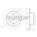 TOMEX Brakes Bremsscheibe